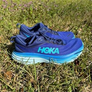 Hoka Bondi 8 Blue Running Shoes